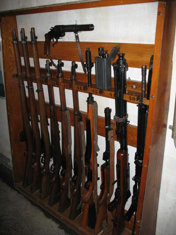 Gun racks and all ammunition all for sale