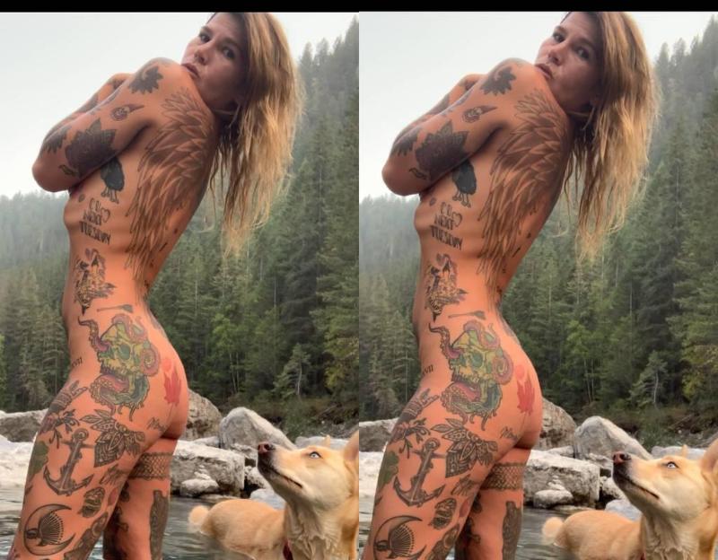 Kandy is in COURTENAY , tattooed goddess